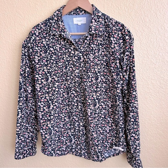 Birds Of Paradise By Trovata Long Sleeve Button Down Corduroy Shirt - Picture 1 of 8